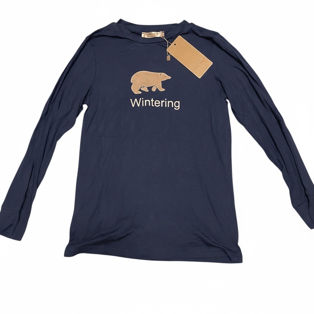Ekouaer Boys Shirt Size 130 US 8 Long Sleeve Blue Cotton